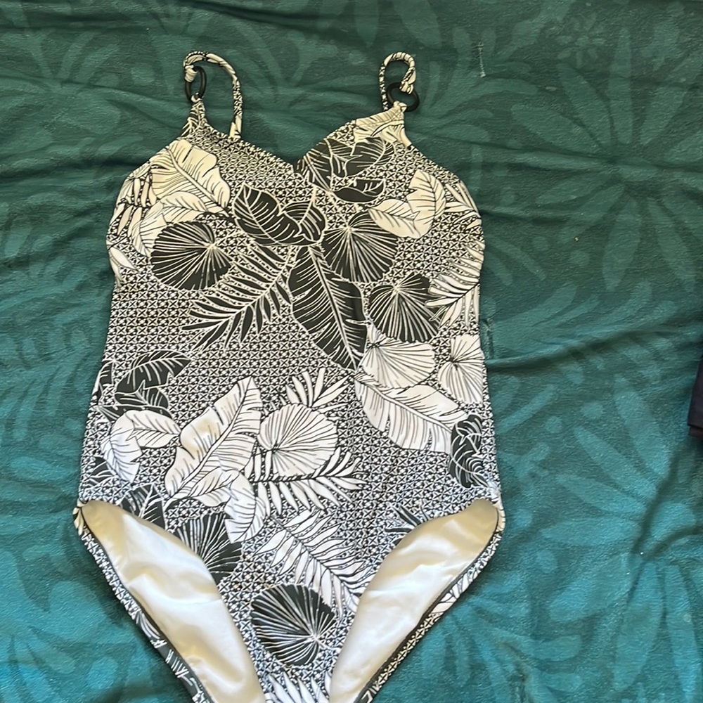 one piece palm swim suit